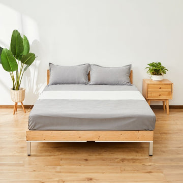 Groundingwell™ Earthing Fitted Sheet on Bed