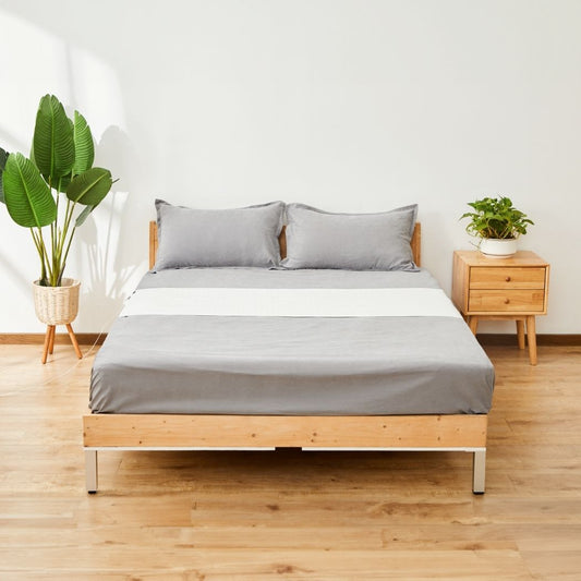 Groundingwell™ Earthing Fitted Sheet on Bed