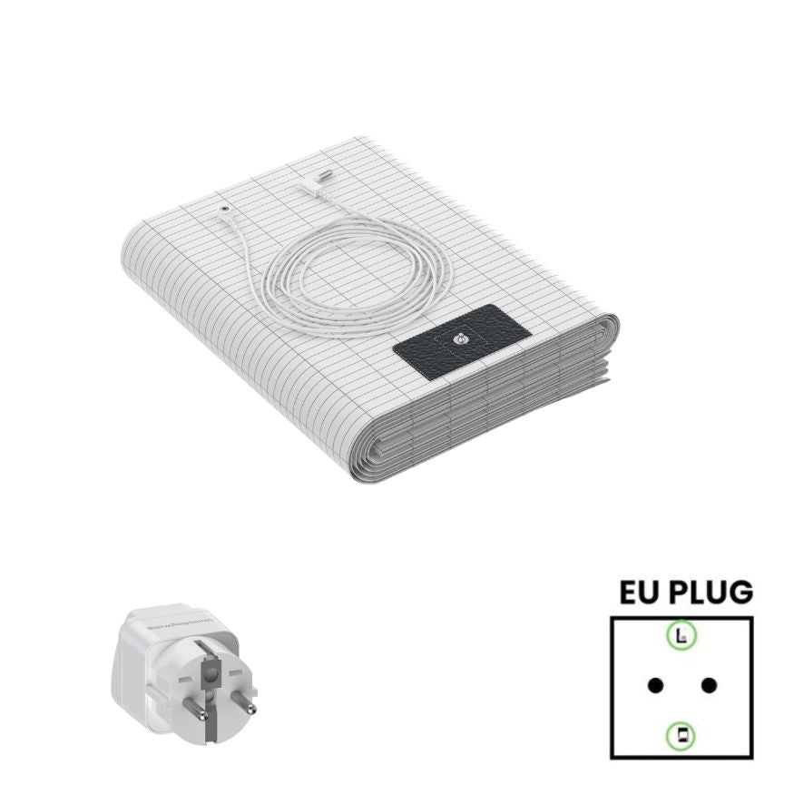Groundingwell™ Grounding Bedsheet with Eu Plug