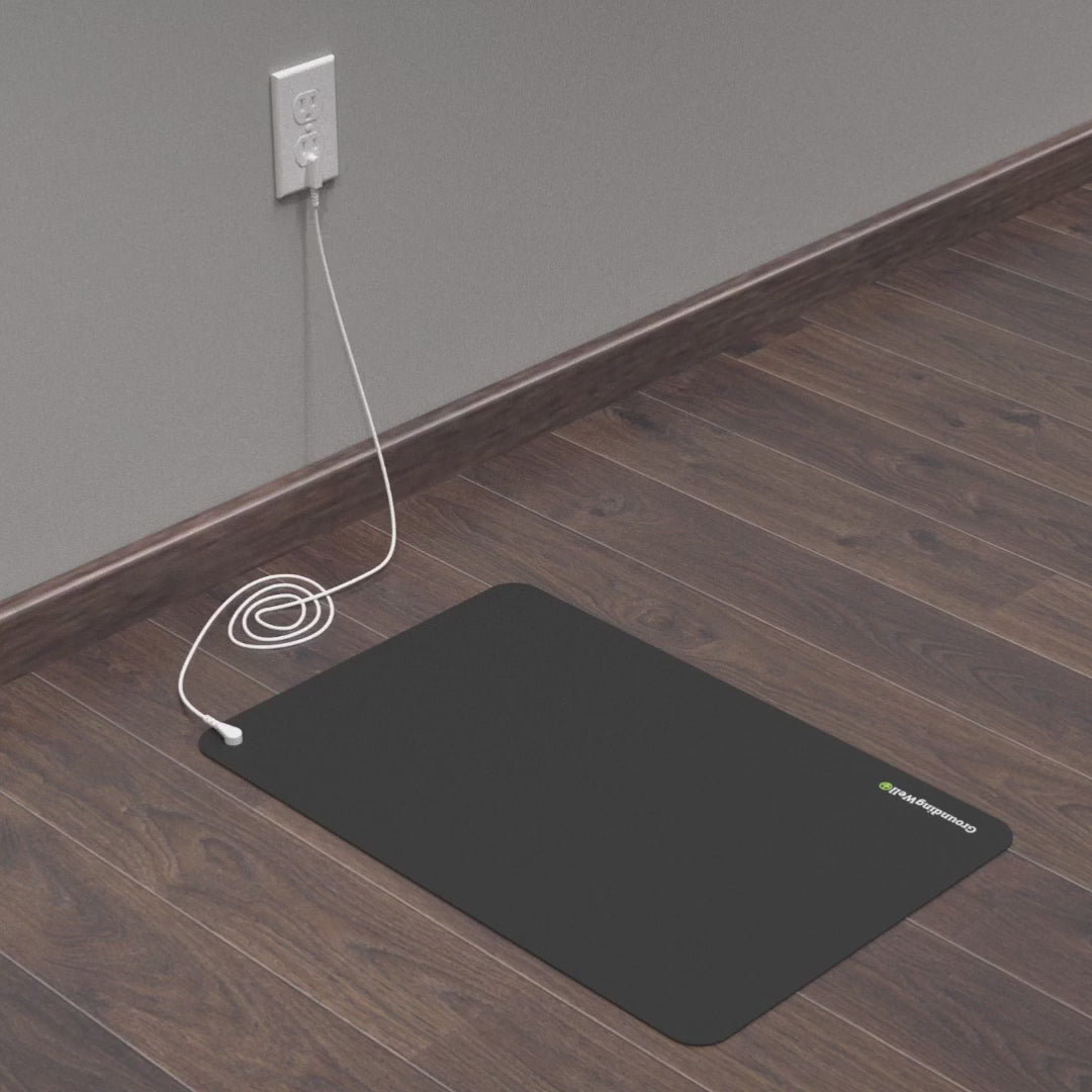 Groundingwell™ Mat Plugged into Wall